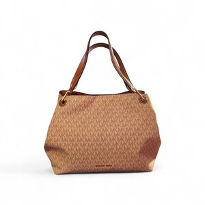 Michael Kors Cream and Brown Women's Bag